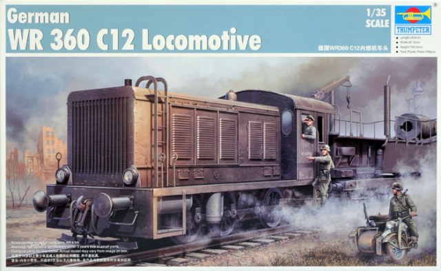 Trumpeter 1/35 WR 360 C12 Locomotive Kit First Look